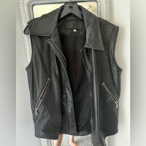 Vintage leather vest